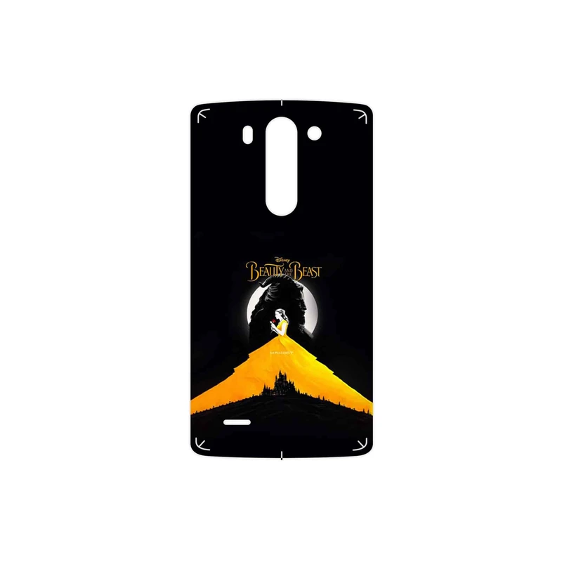 برچسب پوششی ماهوت مدل Beauty and the Beast مناسب برای گوشی موبایل ال جی G3 Beat