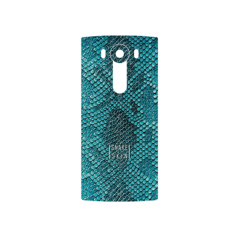 برچسب پوششی ماهوت مدل Blue Snake Skin مناسب برای گوشی موبایل ال جی V10
