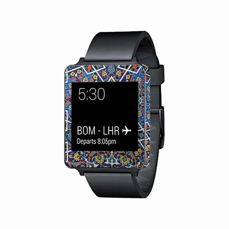  برچسب ماهوت طرح Iran-Tile6 مناسب برای ساعت هوشمند ال جی G Watch