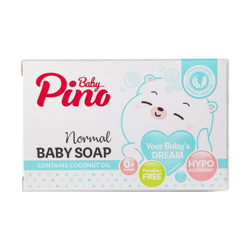 صابون نوزاد و کودک پینو بیبی مدل طبیعی مناسب برای پوست نرمال وزن 100 گرم