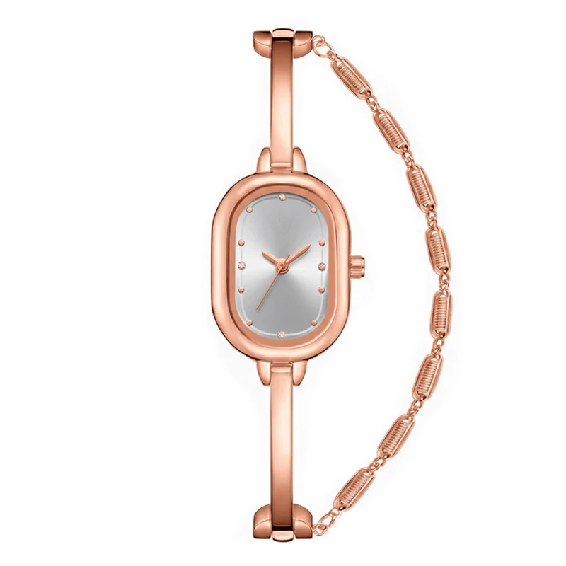 ساعت مچی عقربه‌ای کوارتز زنانه مدل دستبندی ظریف کد 164B