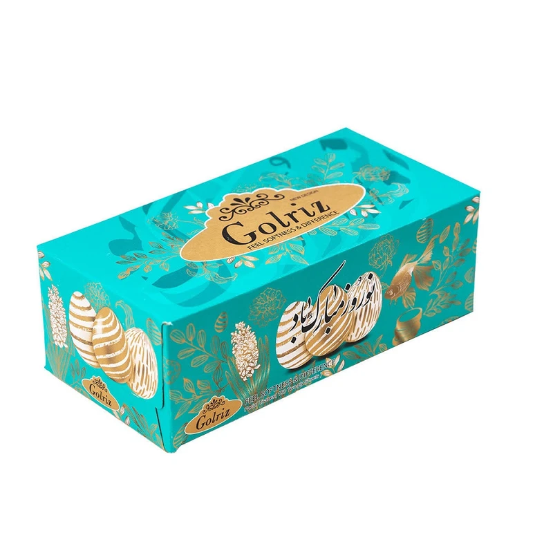 دستمال کاغذی 100 گلریز مدل نوروز مبارک 2