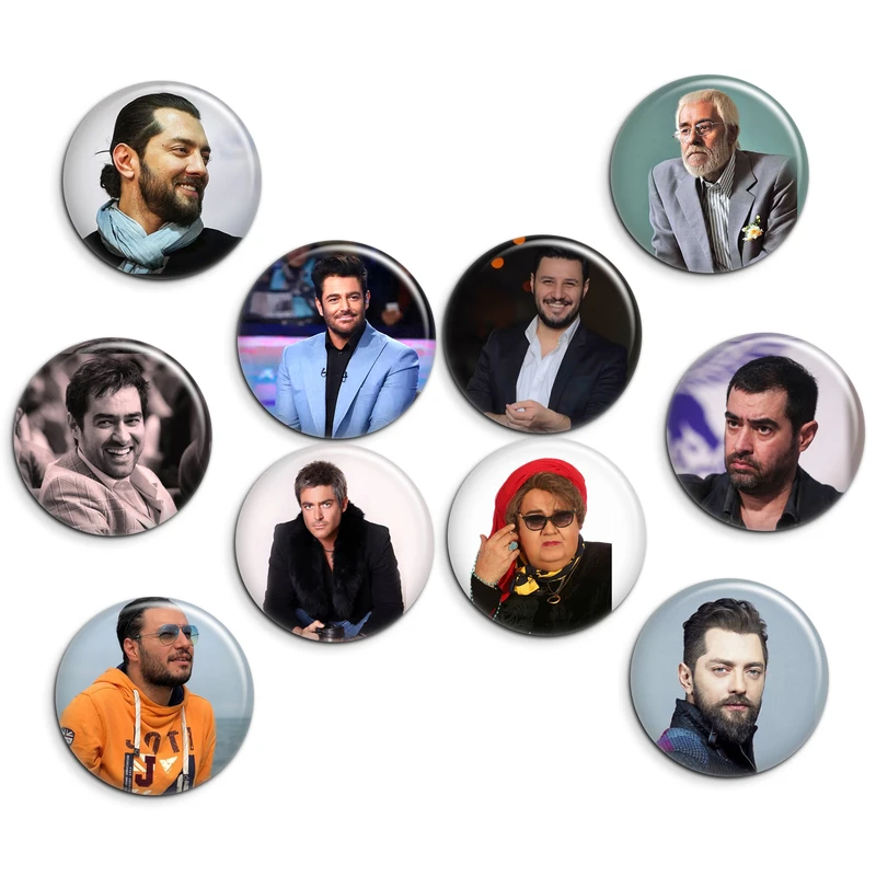 پیکسل پرمانه طرح بازیگران کد pm.133 مجموعه 10 عددی