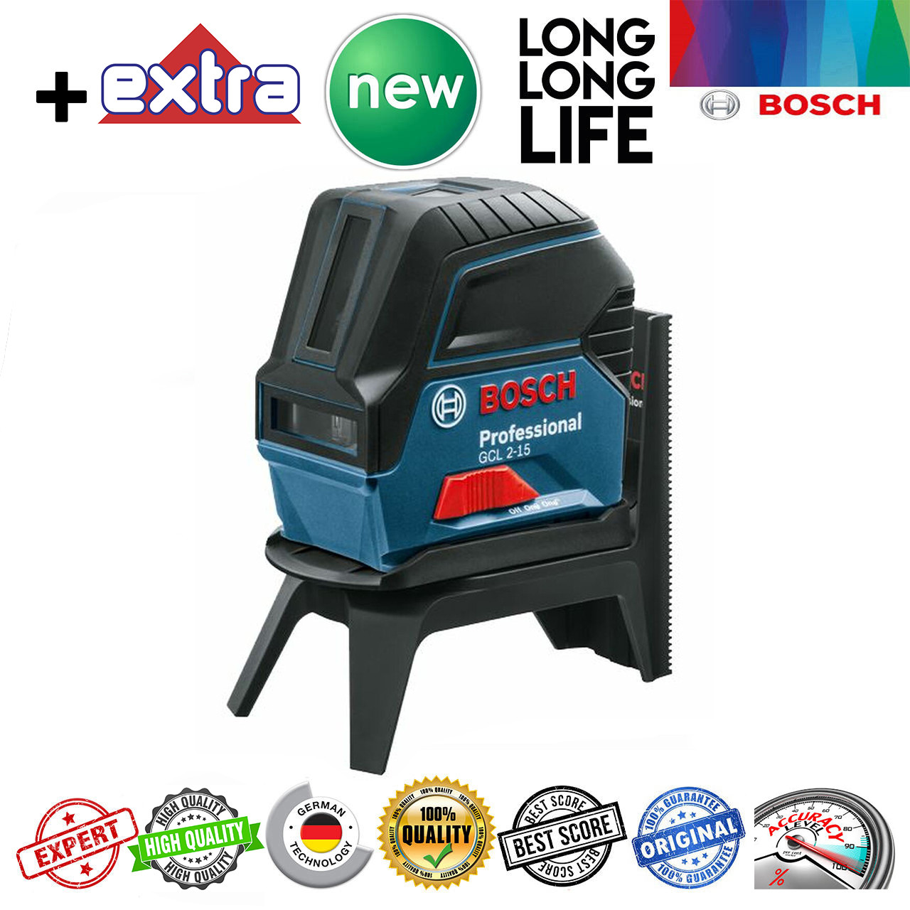 تراز لیزری خط و نقطه بوش مدل GCL 2-15 Extra