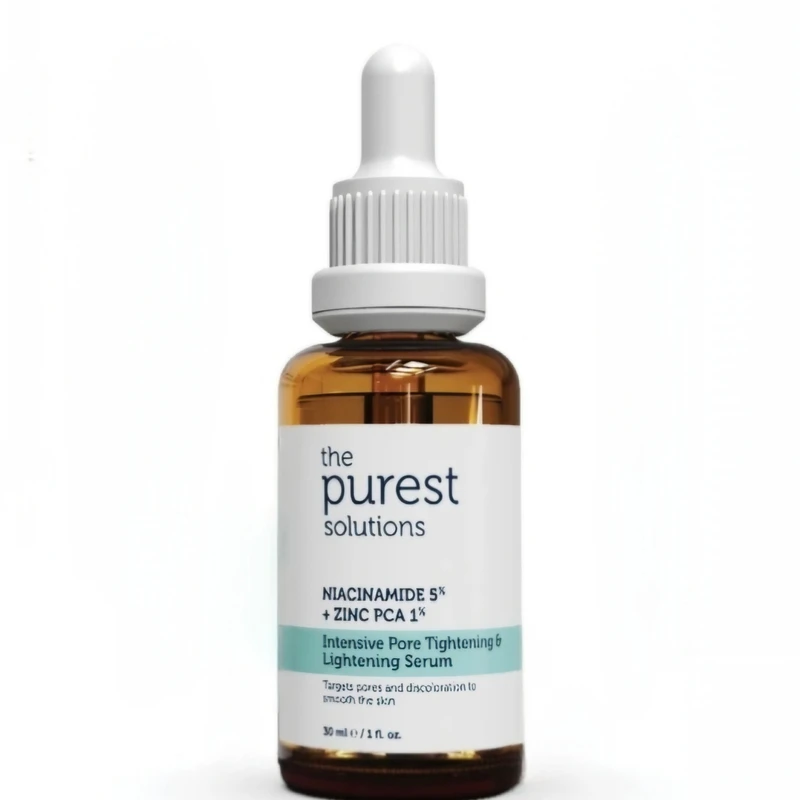 سرم ضدآکنه ، سفت کننده پوست پیورست سولوشن مدل نیاسینامیدمناسب برای پوست چرب ومستعدآکنه حجم 30 میلی لیتر