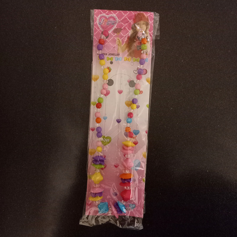 گردنبند دخترانه مدل منجق گردنبند دخترانه مدل منجق