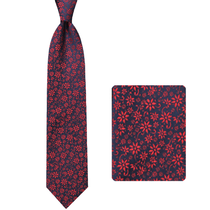 ست کراوات و دستمال جیب مردانه فایو کد 9000108