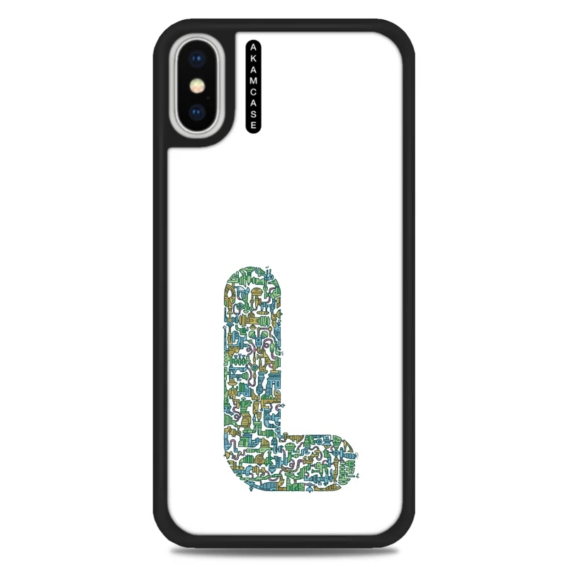کاور آکام مدل AMC-WAXSM-ALPHADOODLEBET-12 مناسب برای گوشی موبایل اپل iPhone Xs Max
