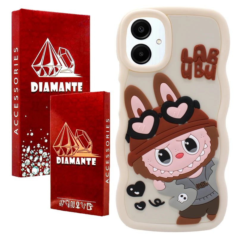 کاور دیامانته مدل Cream Rd مناسب برای گوشی موبایل سامسونگ Galaxy A06