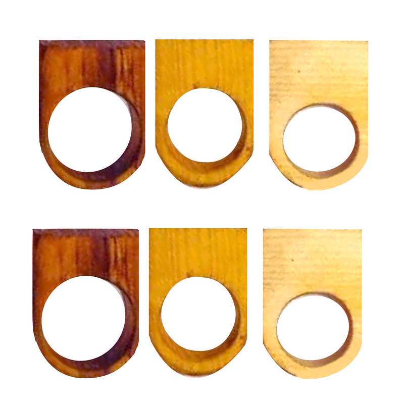 رکاب انگشتر مدل چوبی بسته 6 عددی