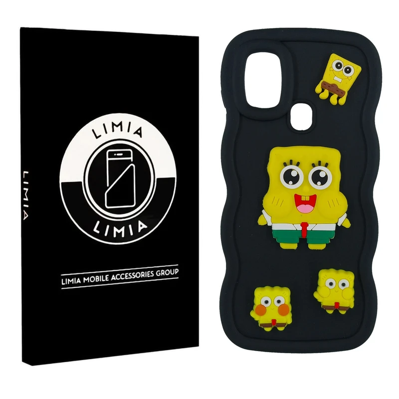 کاور لیمیا مدل عروسکی برجسته مناسب برای گوشی موبایل سامسونگ Galaxy A21s