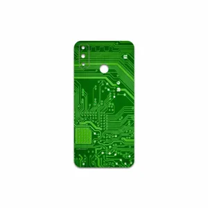 MAHOOT Green Printed Circuit Board Cover Sticker for Huawei Y8s