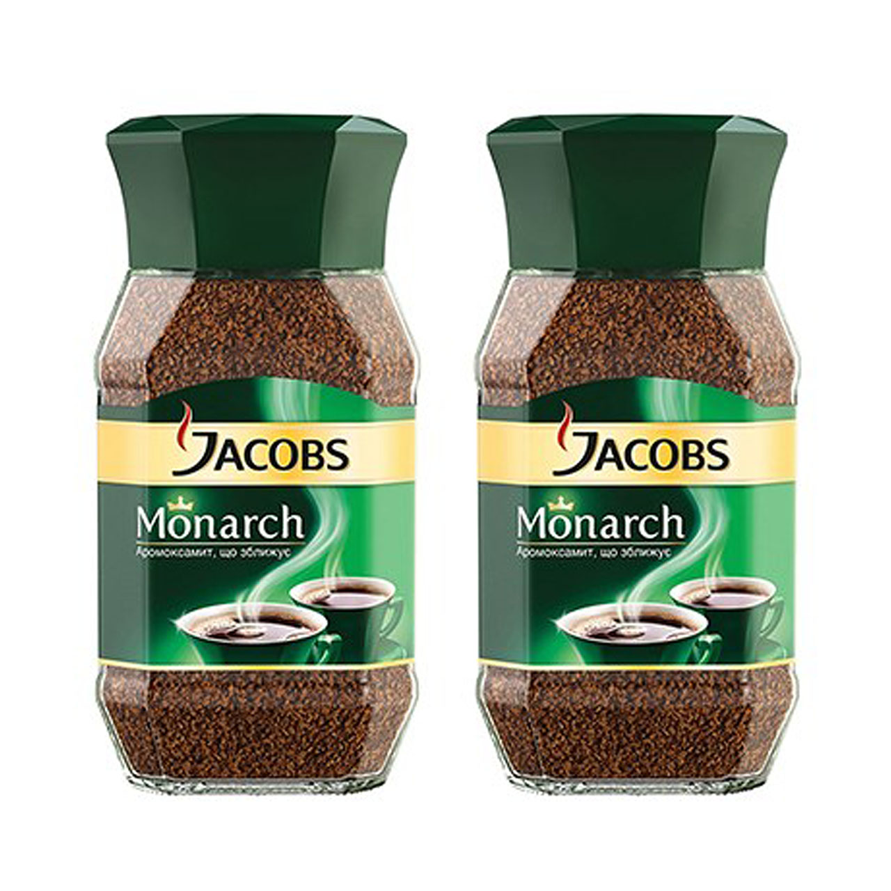 قوطی قهوه فوری جاکوبز مدل مونارک 50 گرمی مجموعه 2 عددی