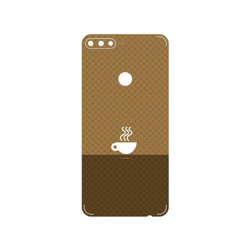 برچسب پوششی ماهوت مدل Minimal Cup of Coffee Icon مناسب برای گوشی موبایل هوآوی Y7 Prime 2018