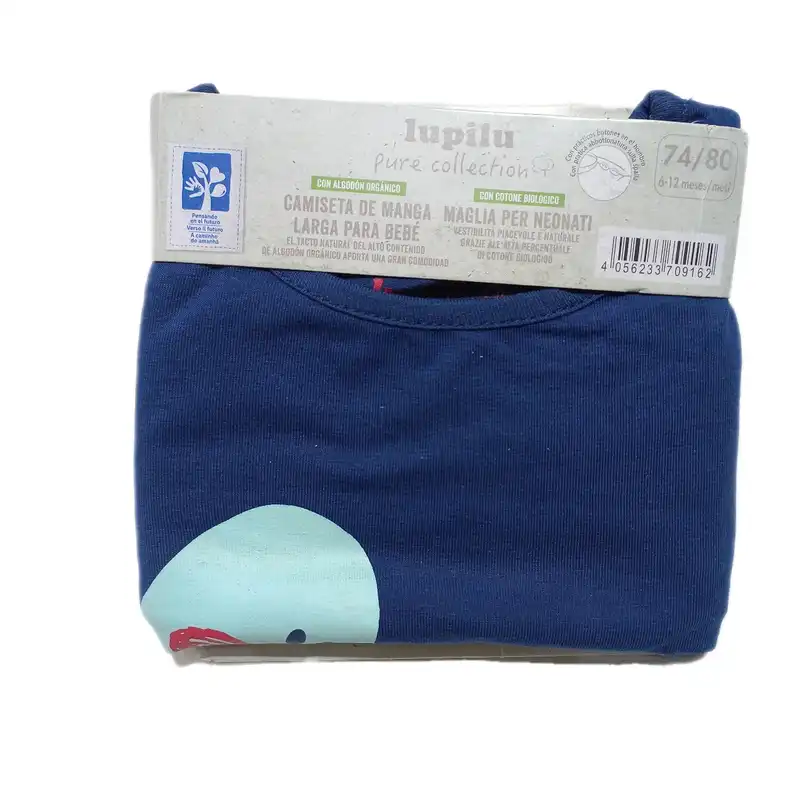 تی شرت آستین بلند نوزادی لوپیلو مدل پنبه ای کد 8103686