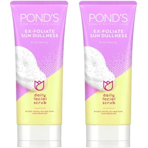 فوم شستشو صورت پوندز مدل Daily Scrub حجم 100 میلی لیتر مجموعه 2 عددی