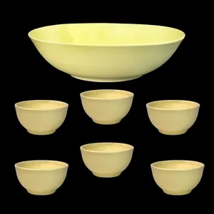 سینی سرامیکی مدل پاستیلی بسته 7 عددی