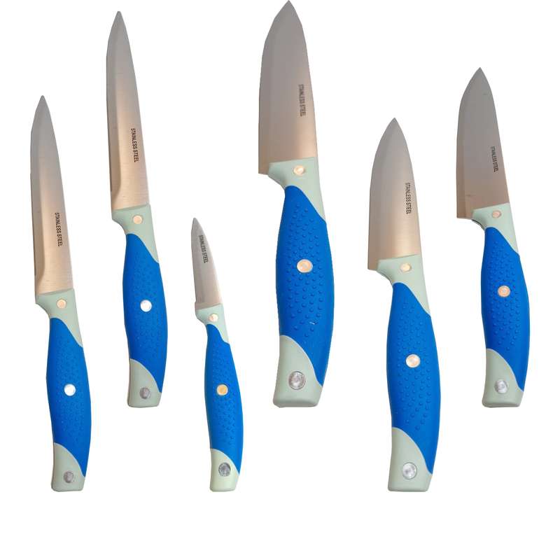 سرویس چاقو آشپزخانه مدل مونرو مجموعه 6 عددی