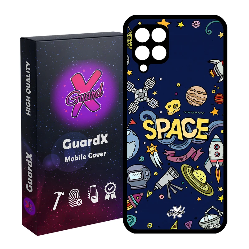 کاور گارد ایکس طرح Galaxy مدل Glass10009 مناسب برای گوشی موبایل سامسونگ Galaxy M32 4G / F22