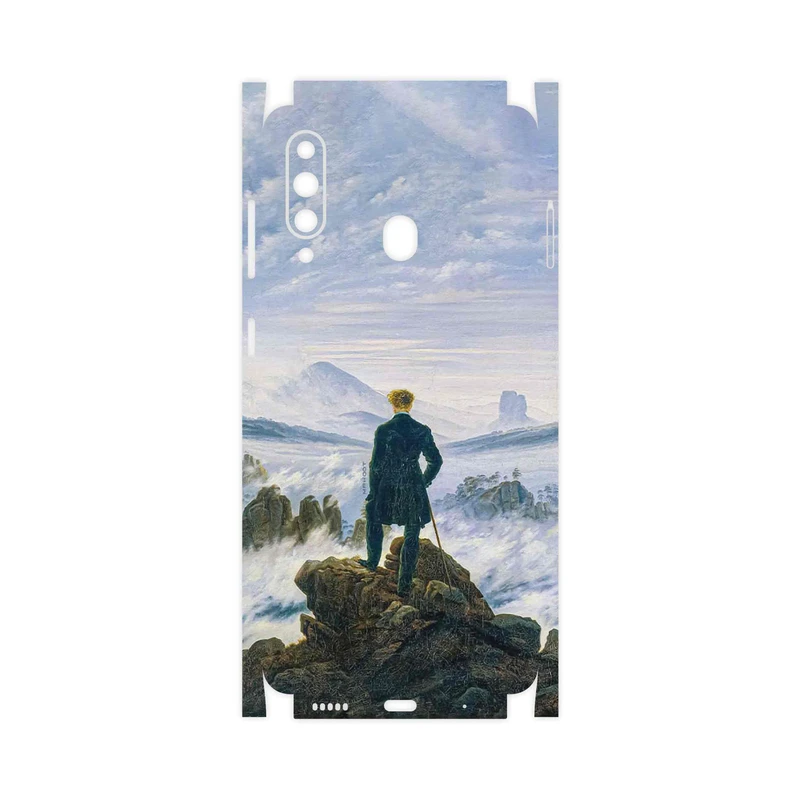 برچسب پوششی ماهوت مدل Wanderer above the Sea of Fog-FullSkin مناسب برای گوشی موبایل سامسونگ Galaxy A60