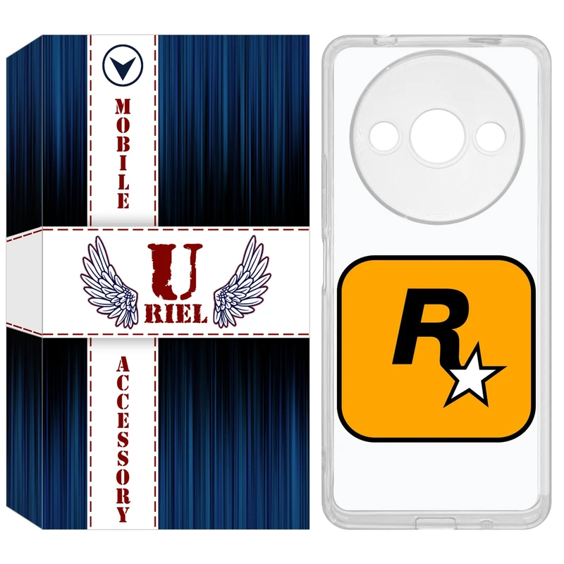 کاور یوریل مدل Clear کد 54 طرح راک استار مناسب برای گوشی موبایل شیائومی Redmi A3 / A3x