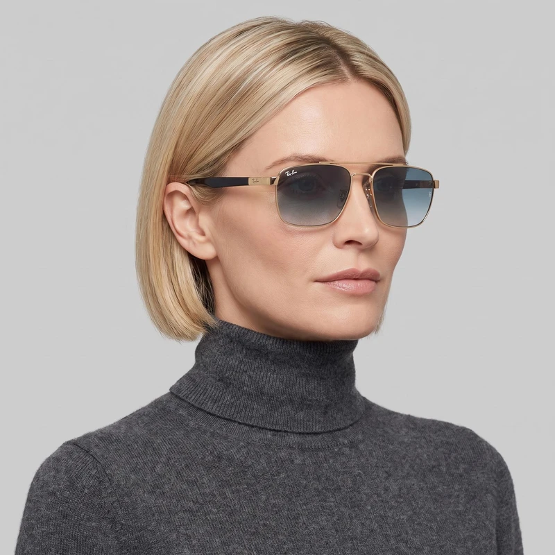 عینک آفتابی خلبانی (Aviator) ری بن مدل RB3701-001-32