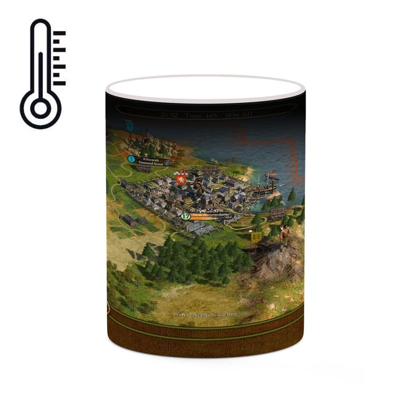 ماگ حرارتی کاکتی مدل بازی Sid Meier's Civilization IV کد mgh30205