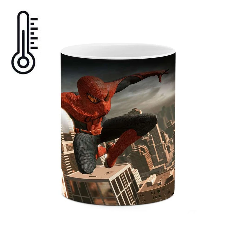 ماگ حرارتی کاکتی مدل اسپایدرمن کد  mgh12470