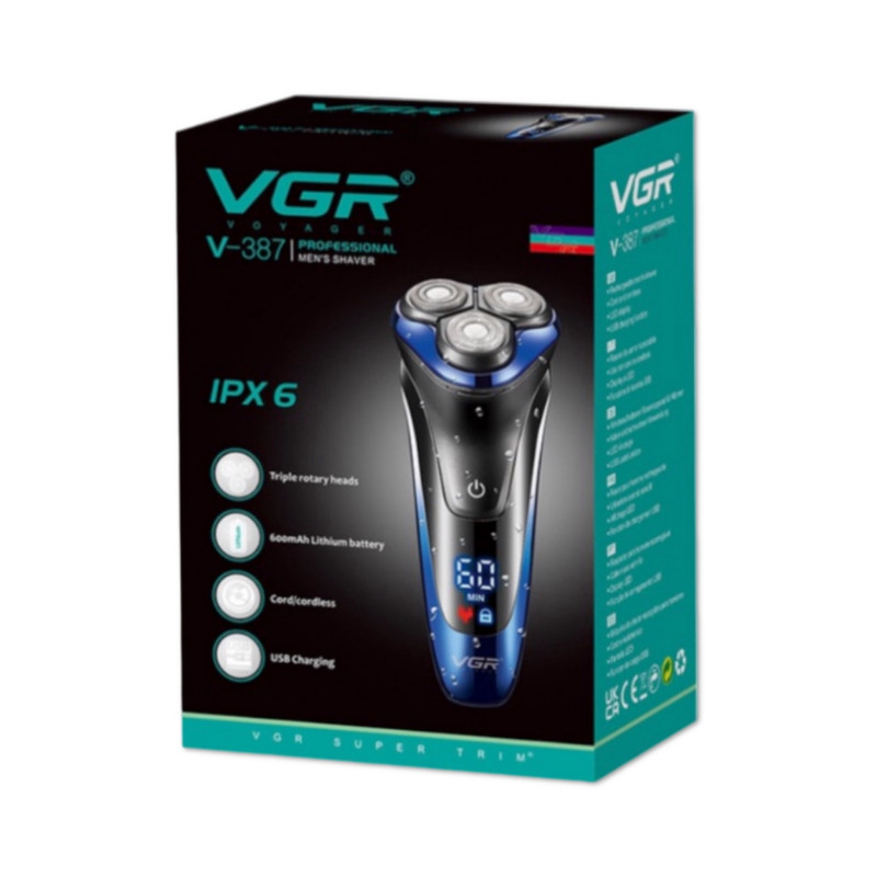 ماشین اصلاح موی صورت وی جی ار مدل V-387 ماشین اصلاح موی صورت وی جی ار مدل V-387