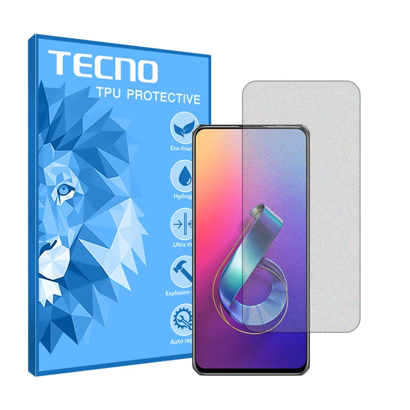 محافظ صفحه نمایش مات تکنو مدل Resistant مناسب برای گوشی موبایل ایسوس Zenfone 6 ZS630KL 