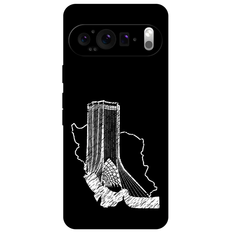 کاور مگافون طرح برج آزادی مدل 1628 مناسب برای گوشی موبایل گوگل Pixel 9 Pro