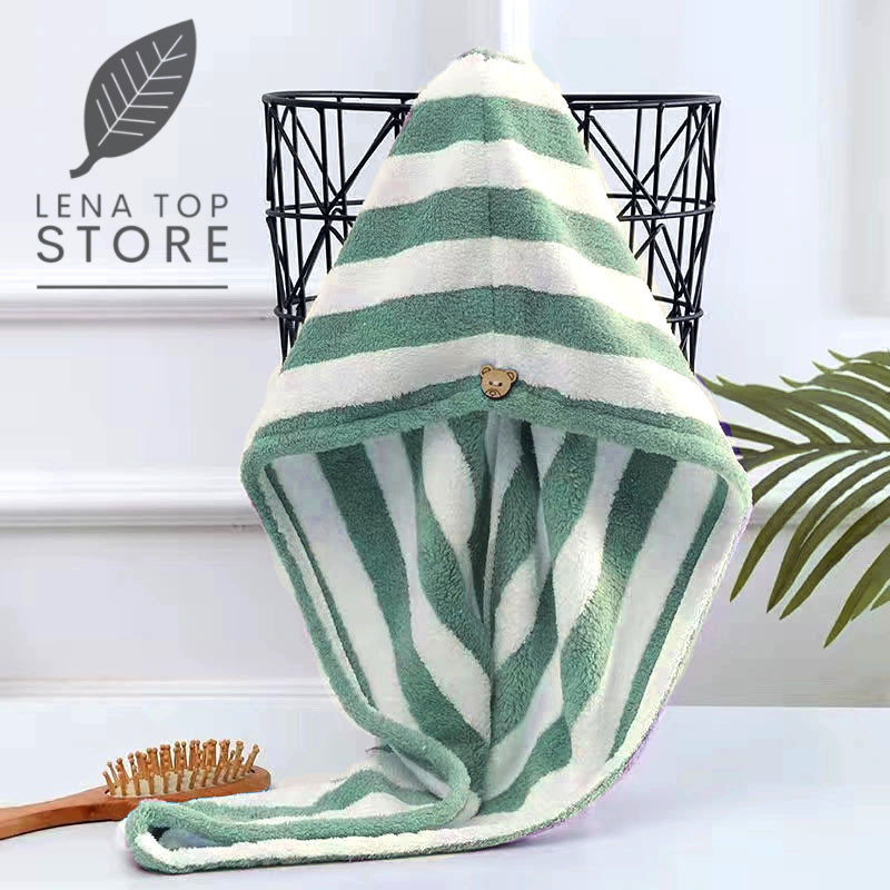 کلاه حمام لنا مدل stripes کد 01