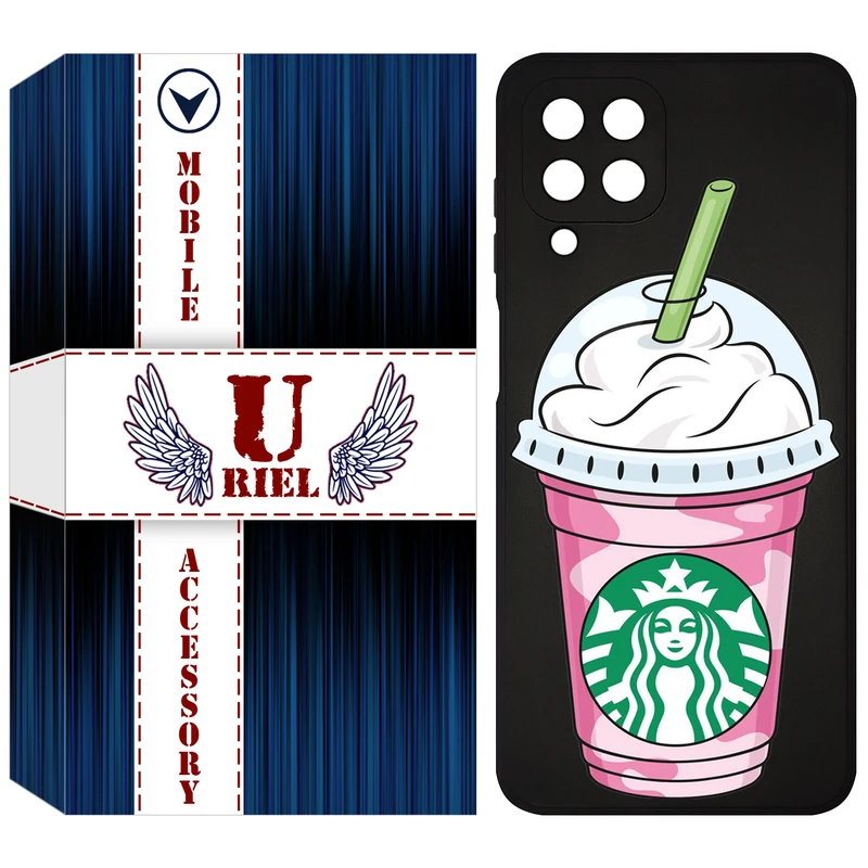 کاور یوریل قاب مدل KSH کد 55 طرح استارباکس مناسب برای گوشی موبایل سامسونگ Galaxy M33