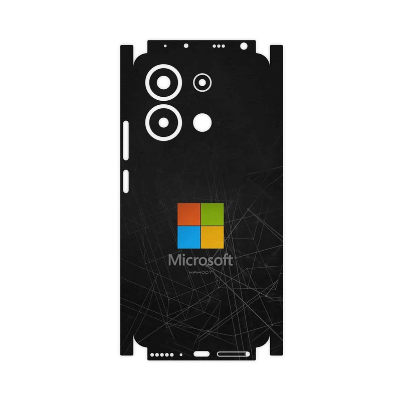 برچسب پوششی ماهوت مدل Microsoft_Logo-FullSkin مناسب برای گوشی موبایل شیائومی Redmi Note 13 4G