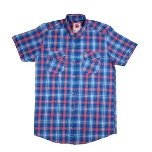 پیراهن آستین کوتاه مردانه مدل دو جیب