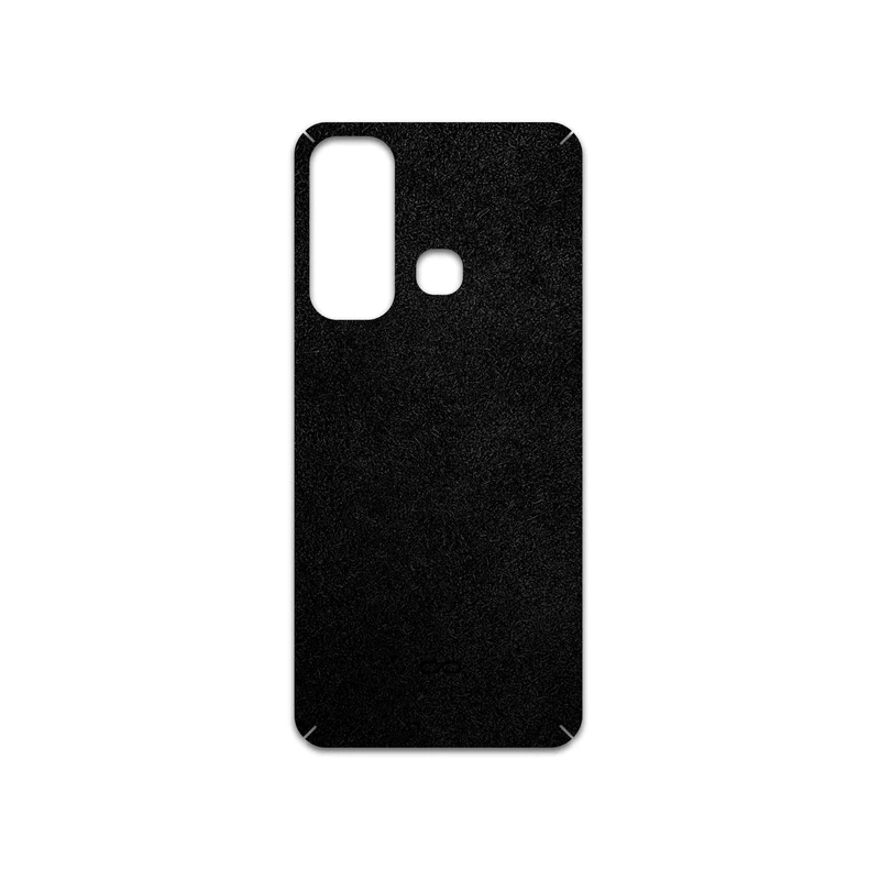برچسب پوششی ماهوت مدل Black-Chamois-Leather مناسب برای گوشی موبایل اینفینیکس Hot 11