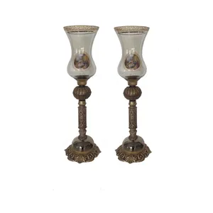 شمعدان کریستال سازان کد SH1616 بسته دو عددی