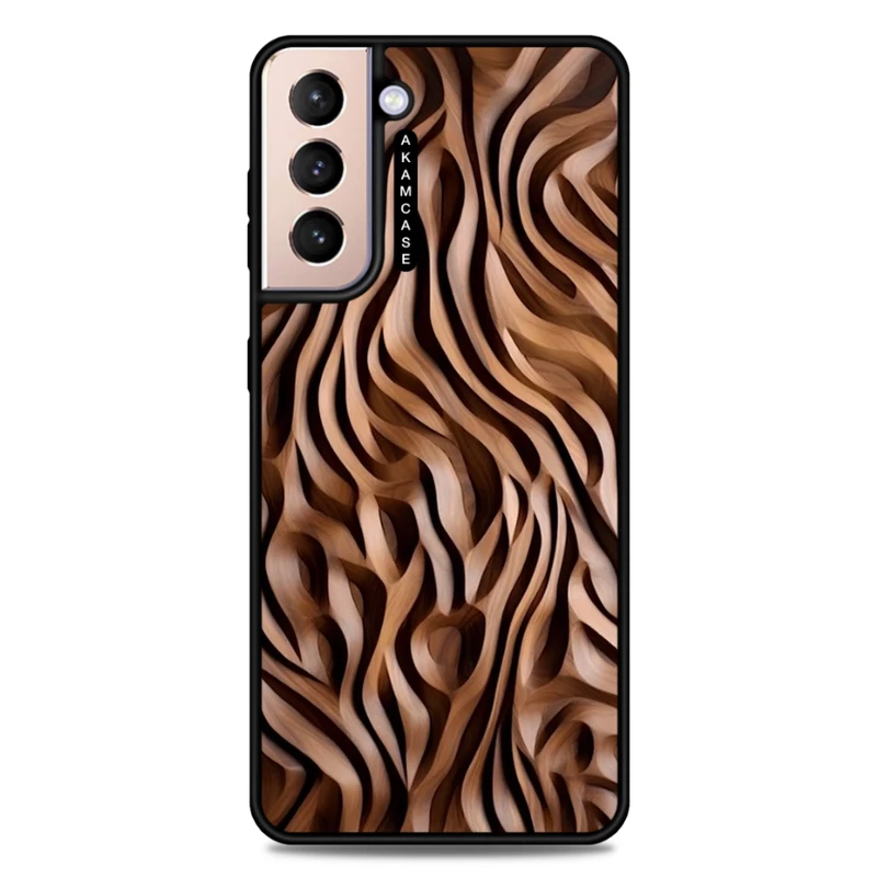 کاور آکام مدل AMC-WSGS21P-WOOD-7 مناسب برای گوشی موبایل سامسونگ Galaxy S21 Plus