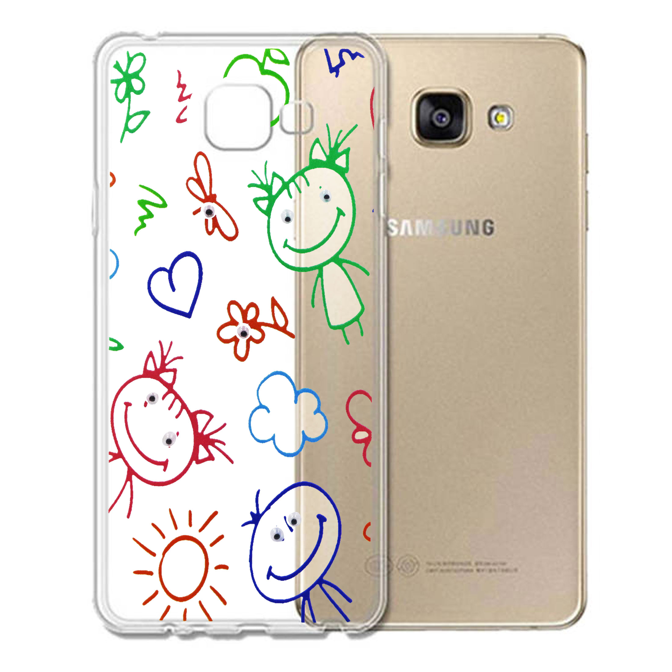 کاور طرح نقاشی مدل CLR-099 مناسب برای گوشی موبایل سامسونگ Galaxy A 320 / A3 2017