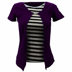 بلوز آستین کوتاه زنانه مدل 96