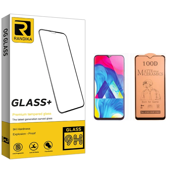 محافظ صفحه نمایش سرامیکی راندیکا مدل GLD مناسب برای گوشی موبایل سامسونگ Galaxy M10