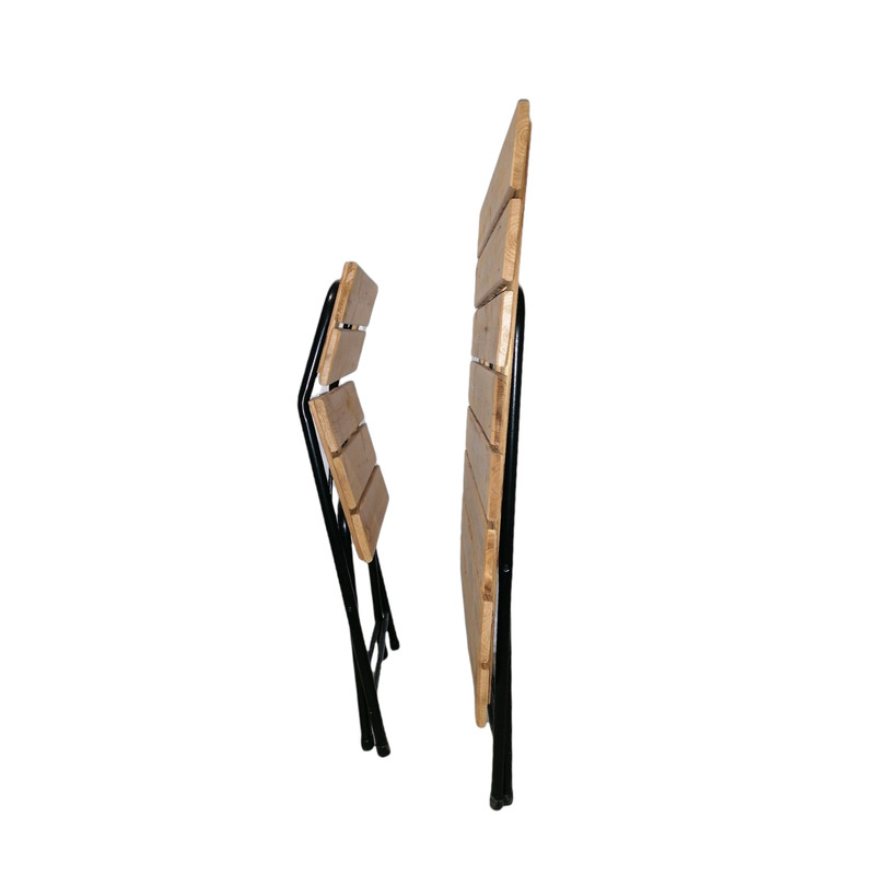 میز و صندلی ناهارخوری دونفره مدل تاشو کد 6064