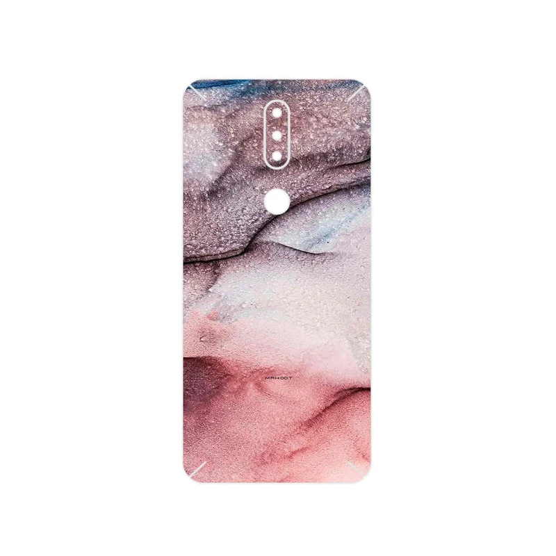 برچسب پوششی ماهوت مدل Smoky pink marble مناسب برای گوشی موبایل نوکیا 2.4