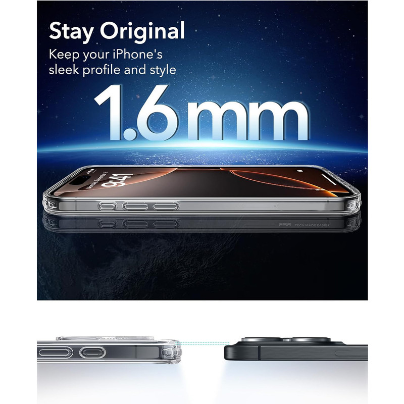 کاور بادی قاب مدل مگ سیف طرح Magsafe مناسب برای گوشی موبایل اپل Iphone 16 PROMAX