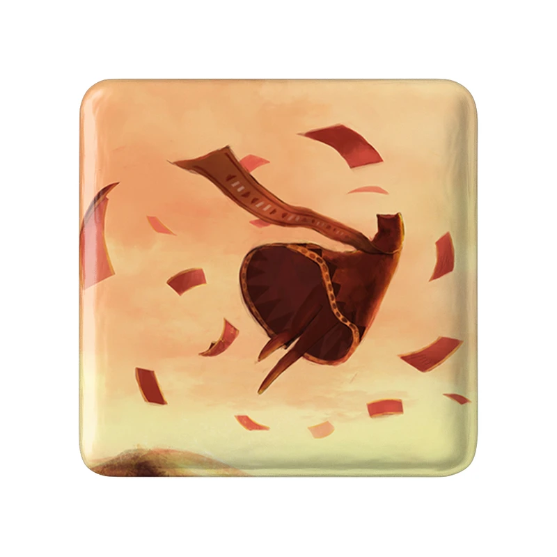 پیکسل خندالو طرح بازی جورنی (Journey) مدل مربعی کد 35600