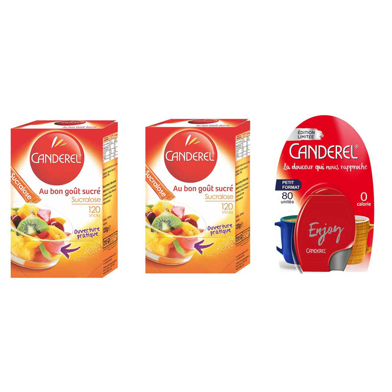 شیرین کننده رژیمی کاندرل مدل Sucralose بسته 3 عددی