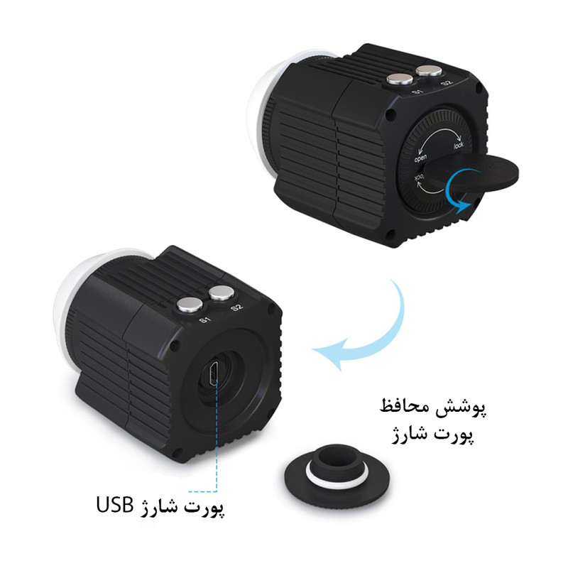 نور فیلمبرداری مدل SL-19 مناسب برای دوربین های ورزشی