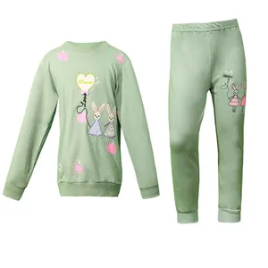 ست سویشرت و شلوار دخترانه مدل زمینه کد 15