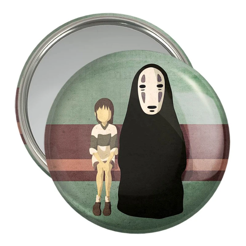 آینه جیبی خندالو مدل چیهیرو و نوفیس انیمه شهر اشباح Spirited Away  کد 12097