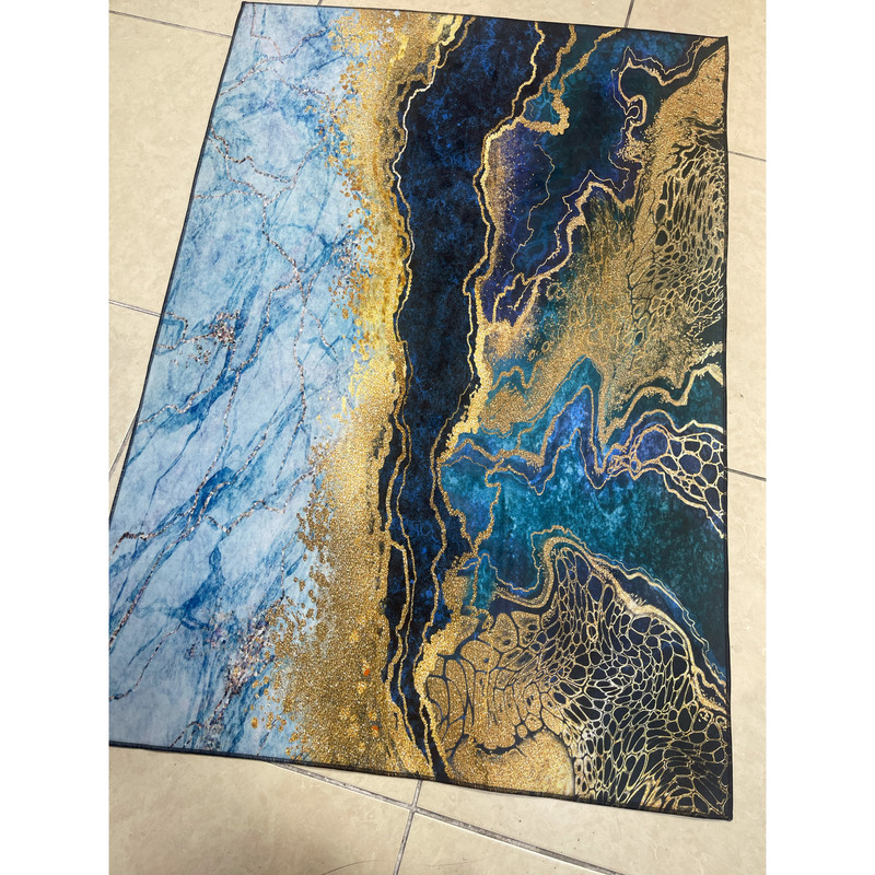 فرش پارچه ای مدل سنگ ماربل